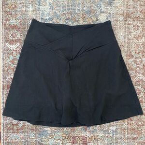Black Tennis Mini Skirt